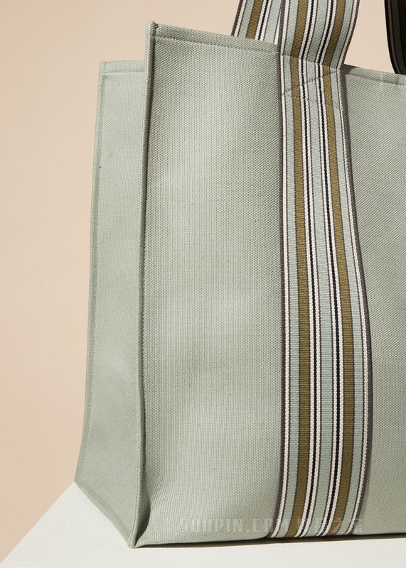 The Suitcase Stripe 托特包 棉 , 亚麻