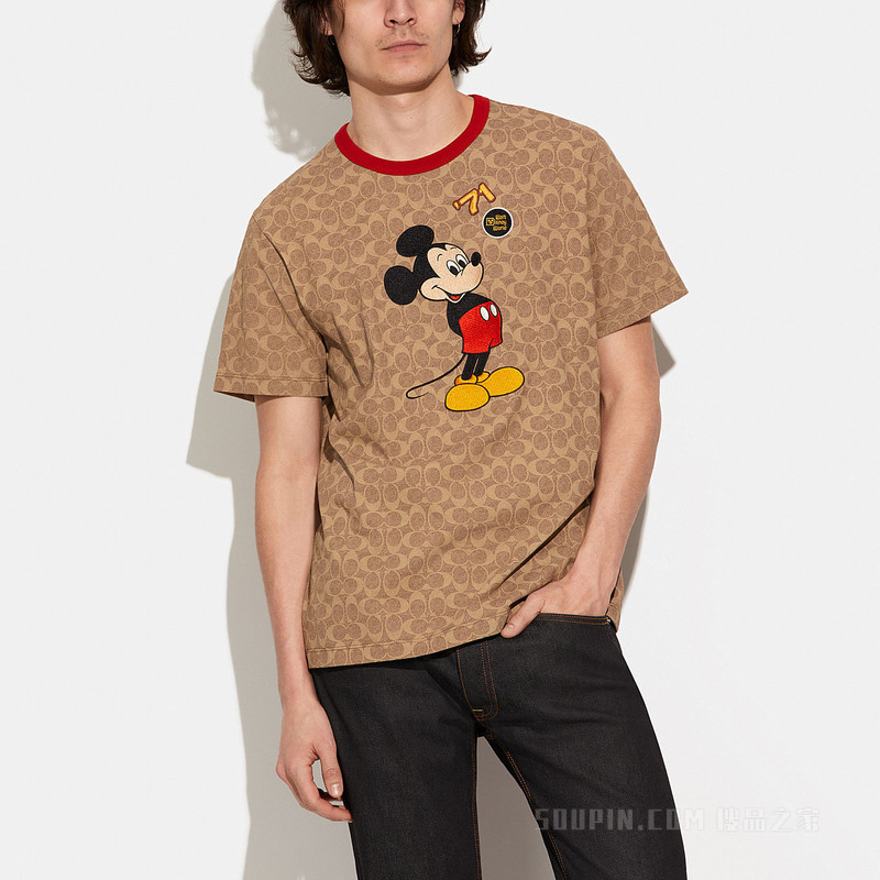 DISNEY X COACH米奇经典标志T恤 RYU