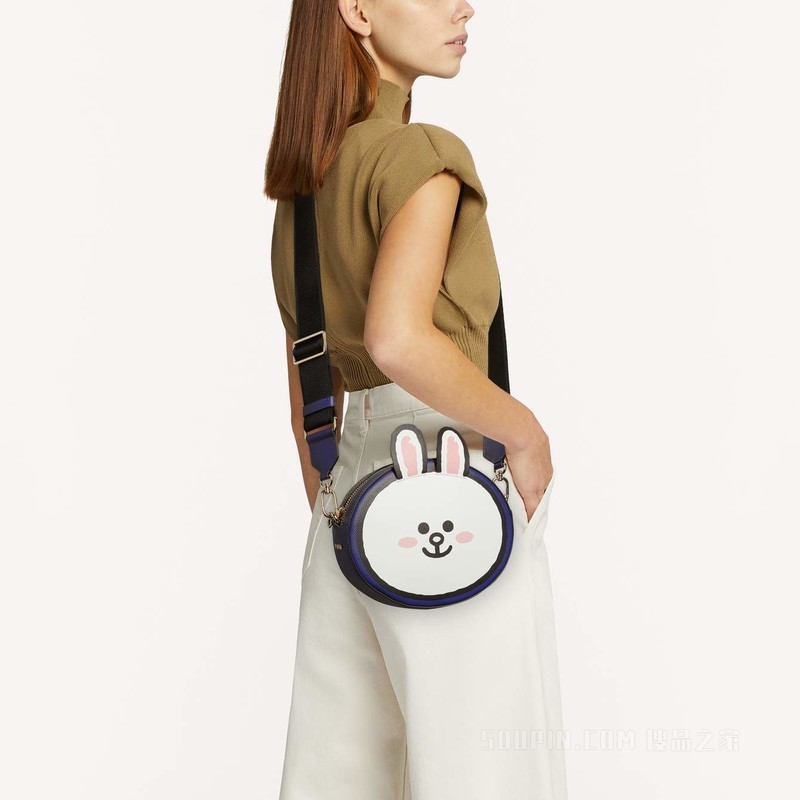 迷你斜挎包 Toni Navy Blue (Blue) Furla Line Friends