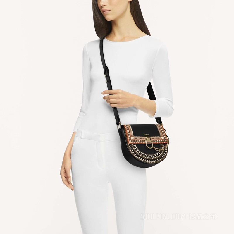 迷你斜挎包 Toni Nero (Black) Furla Miss Mimi'