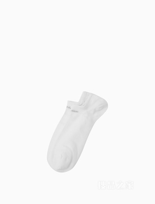 【父亲节礼物】Calvin Klein 22春季男两双装浅口提花运动短袜CKP32851