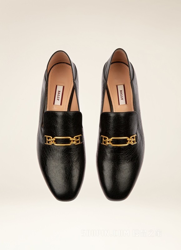 Darcie 传统红色皮革乐福鞋