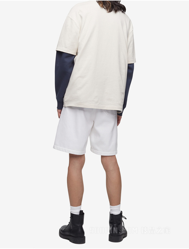 Calvin Klein 22春夏新款男士休闲纯棉圆领刺绣LOGO短袖T恤40HM229