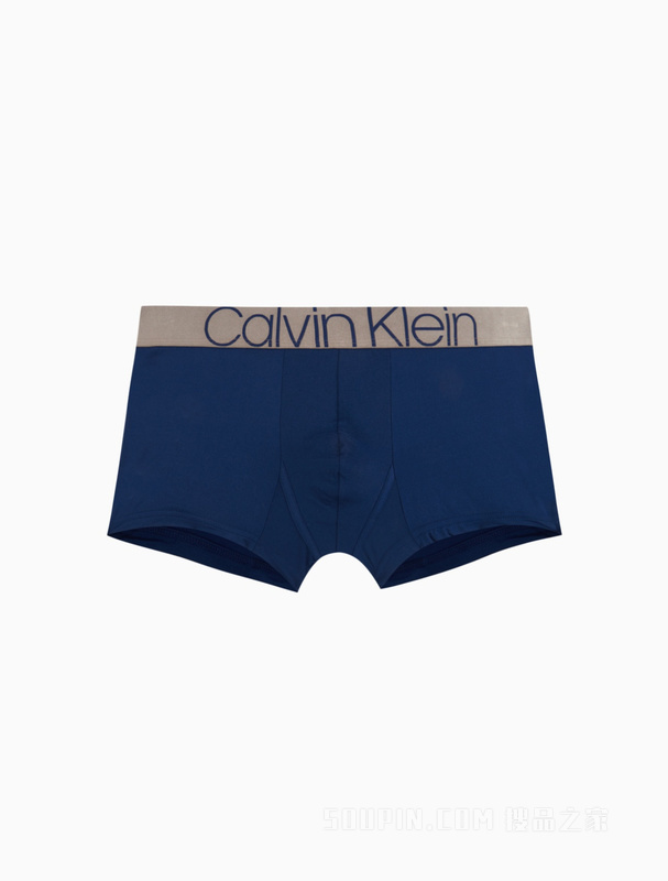 【炫光引力带】Calvin Klein 男士光泽目LOGO腰边细滑透气平角内裤NB2540