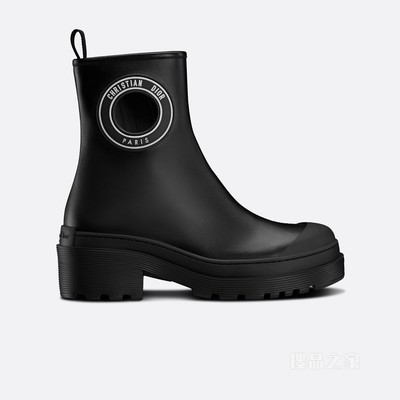 Dior Symbol 及踝靴 黑色柔软牛皮革