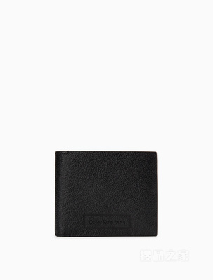 Calvin Klein 22初秋男士商务压纹LOGO多卡位短款折叠卡包票夹HP1815
