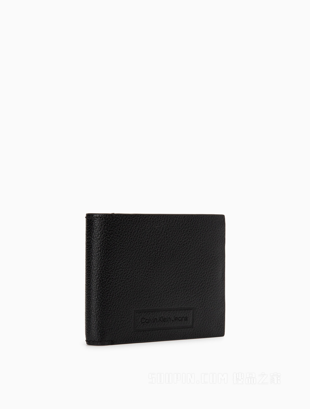 Calvin Klein 22初秋男士商务压纹LOGO多卡位短款折叠卡包票夹HP1815
