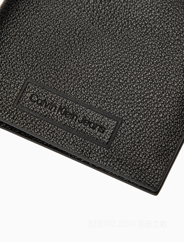 Calvin Klein 22初秋男士商务压纹LOGO多卡位短款折叠卡包票夹HP1815