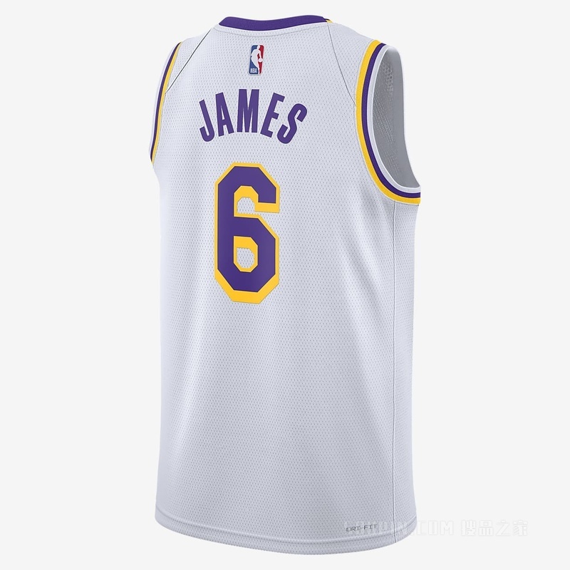 2020 赛季洛杉矶湖人队 Association Edition Nike NBA Swingman Jersey 男子球衣