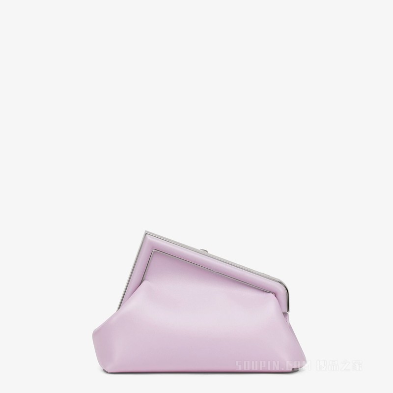 Fendi First小号手袋 浅紫色皮革手袋