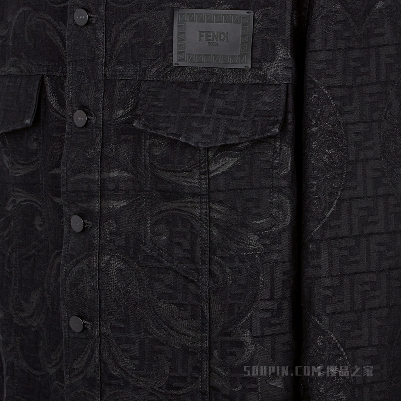 夹克 Fendace黑色棉质夹克