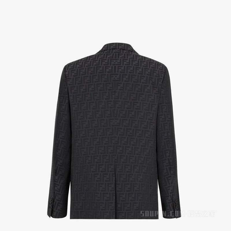 夹克 黑色布料休闲西装