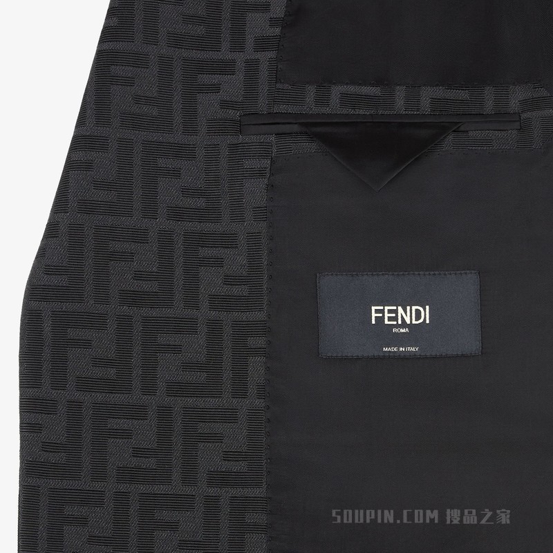 夹克 黑色布料休闲西装