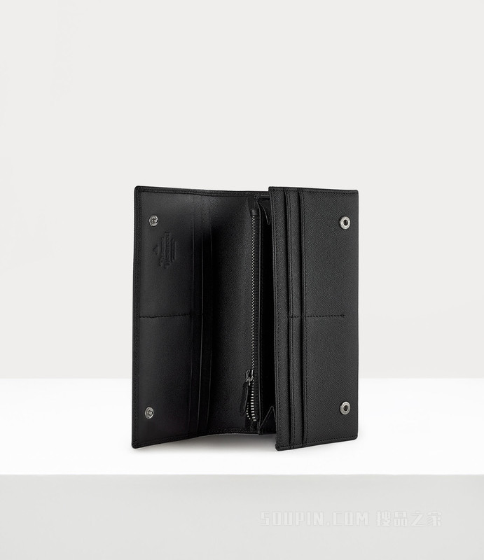 Saffiano Long Card Holder