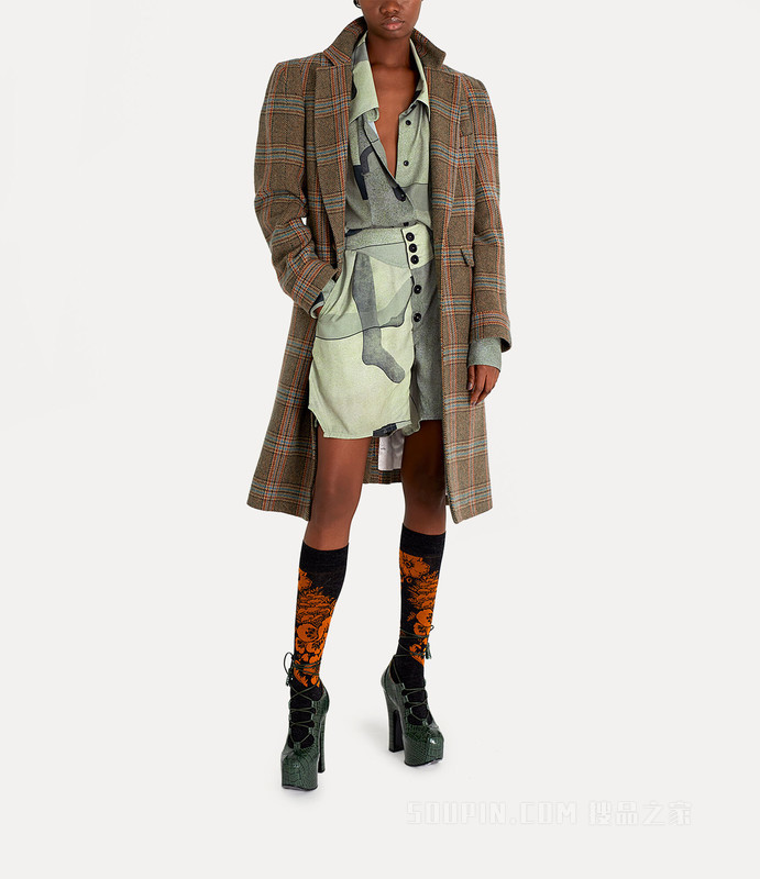 Vivienne Westwood】Wreck Coat 2D010001W009EO204-搜品之家