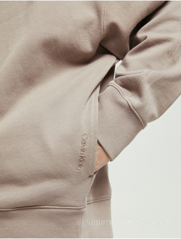 【预估到手价1110】Calvin Klein 22春男女款休闲圆领简约刺绣卫衣40631ST
