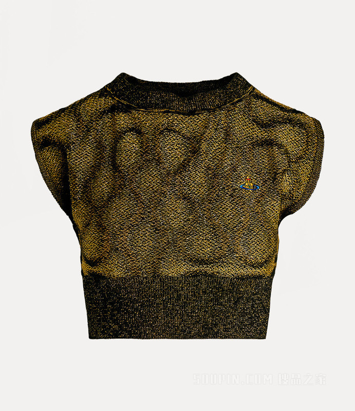 Squiggle Crop Top