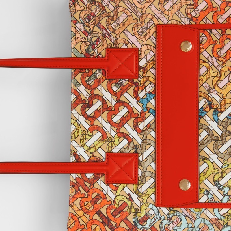 Freya 小号专属标识地图印花皮革芙蕾雅托特包 (多色) - 女士