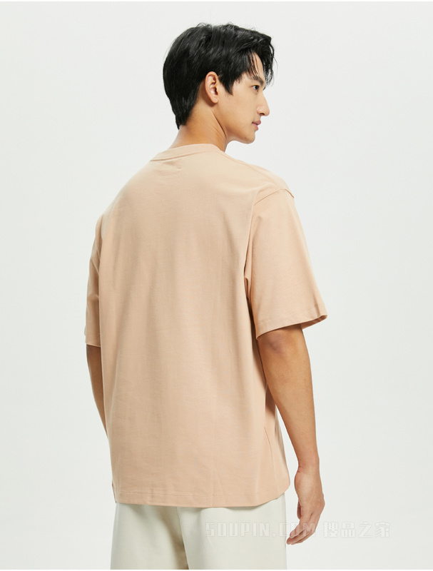 【简约系列】Calvin Klein 22春夏男女同款纯棉花田印花短袖T恤40644ST