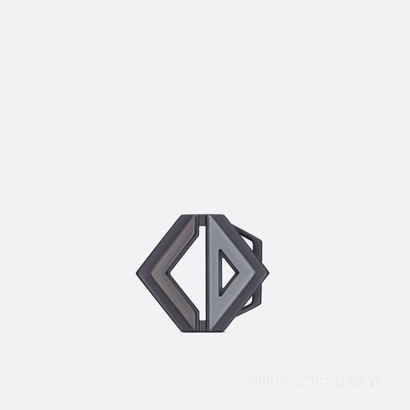 CD DIAMOND 腰带扣 40 毫米黑色涂漆饰面黄铜