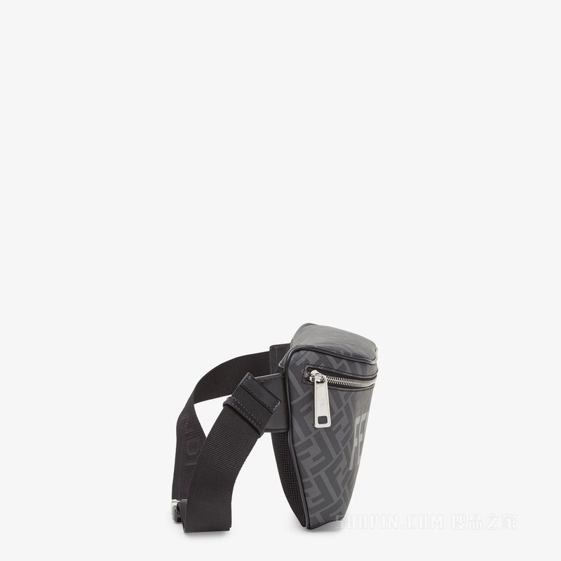 腰包 黑色FF布料腰包