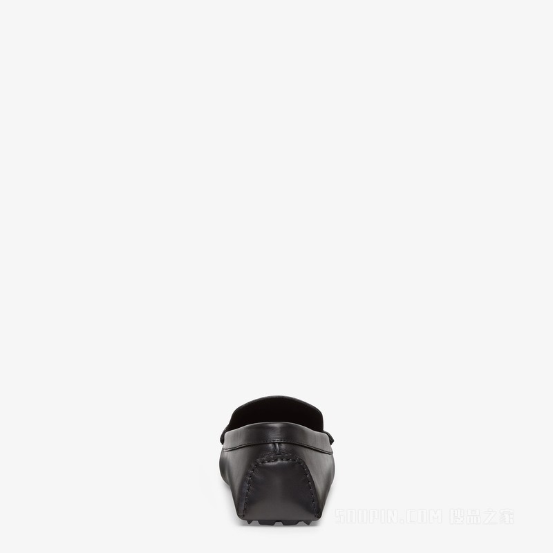 O’Lock驾驶乐福鞋 黑色皮革乐福鞋