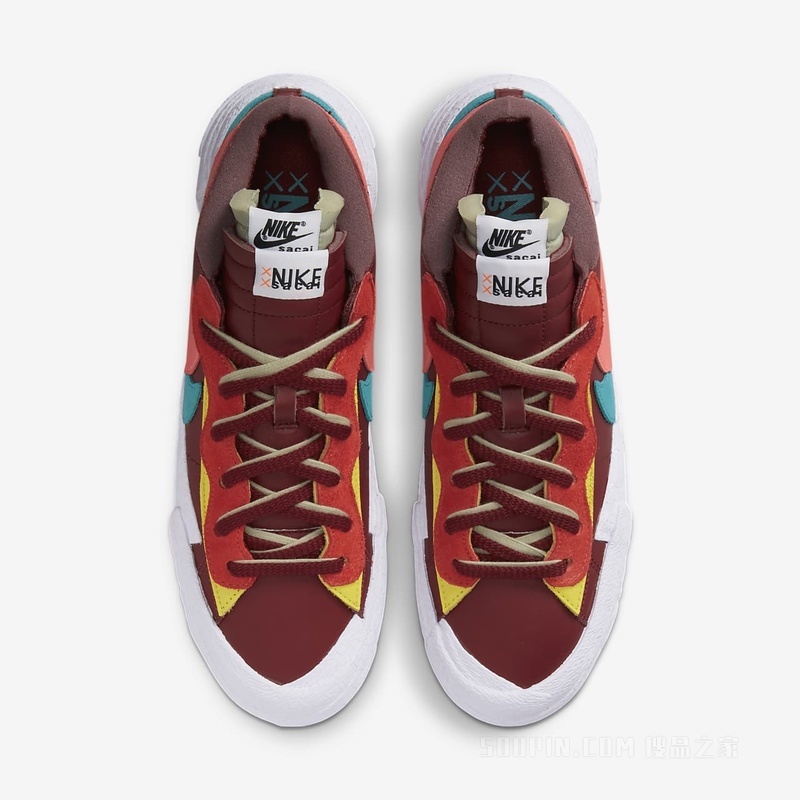 Nike Blazer Low/sacai/KAWS 男子运动鞋