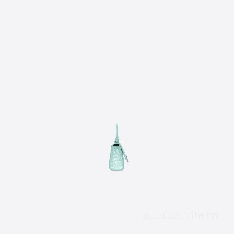 Hourglass 鳄鱼纹压花迷你链带包