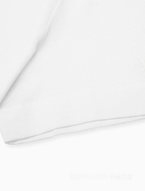 Calvin Klein 22春夏新款女士时尚纯棉字母填充印花LOGO短袖T恤ZW01732