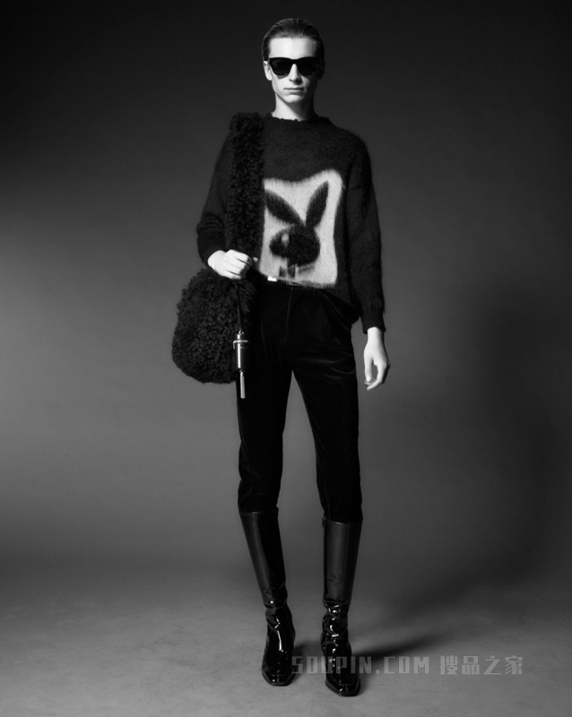 马海毛混纺花花公子毛衫