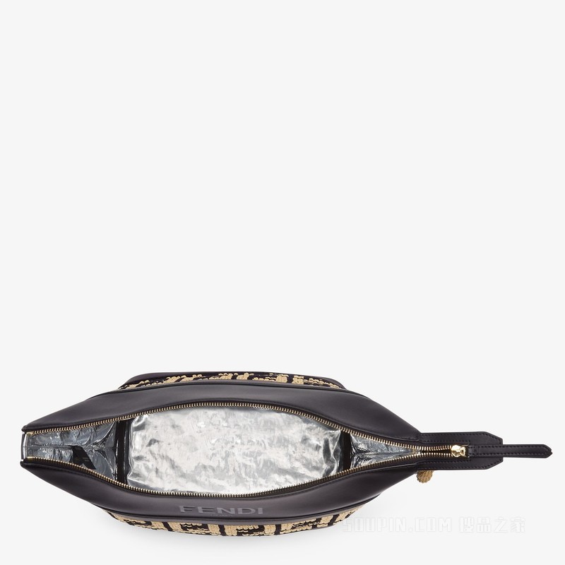 保温包 米色拉菲草保温包