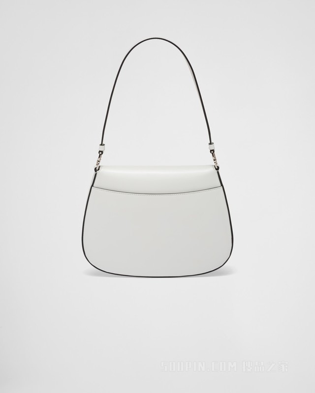 Prada Cleo 亮面皮革翻盖式单肩包