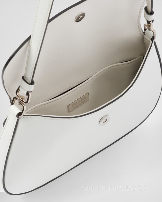 Prada Cleo 亮面皮革翻盖式单肩包