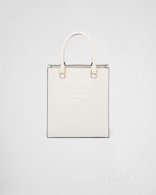 Saffiano 皮革小号手提包