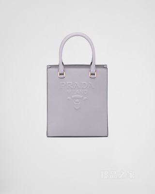 Saffiano 皮革小号手提包