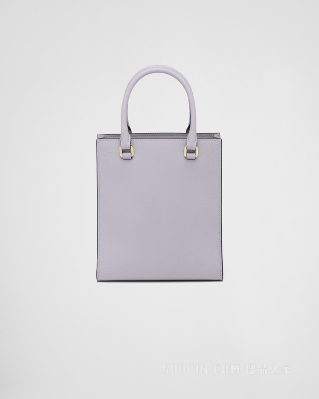Saffiano 皮革小号手提包