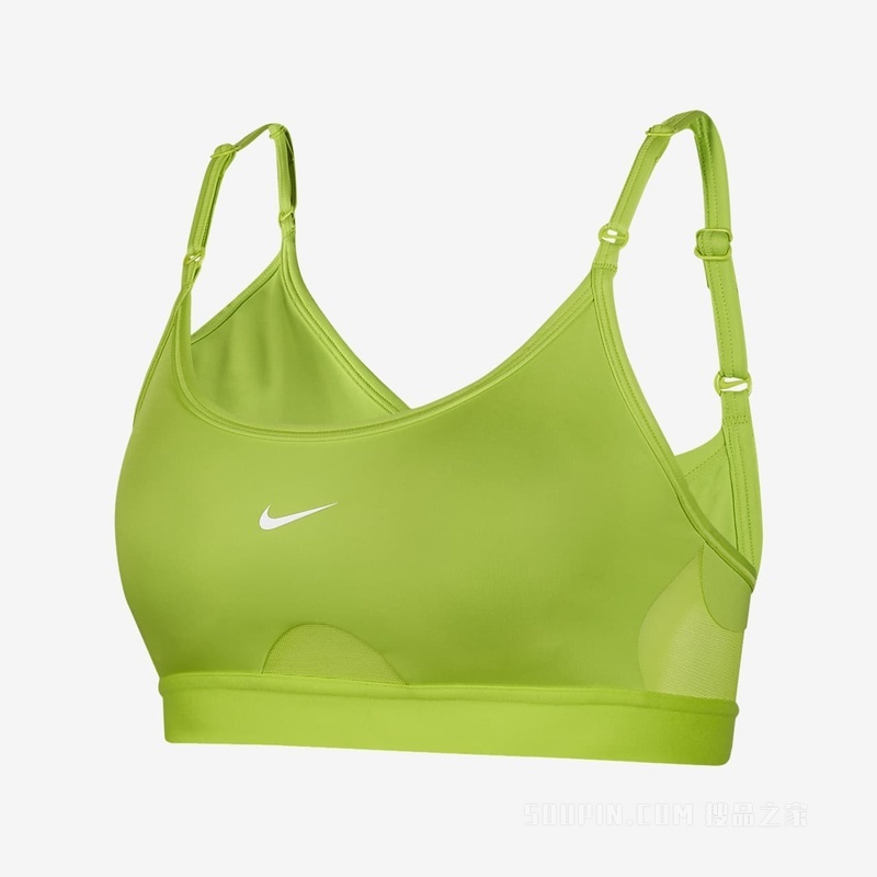 Nike Dri-FIT Indy 女子低强度支撑衬垫 U 领运动内衣