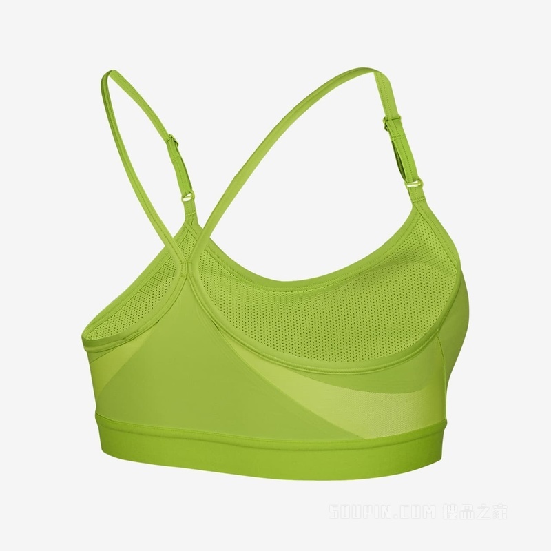 Nike Dri-FIT Indy 女子低强度支撑衬垫 U 领运动内衣
