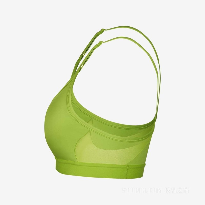 Nike Dri-FIT Indy 女子低强度支撑衬垫 U 领运动内衣