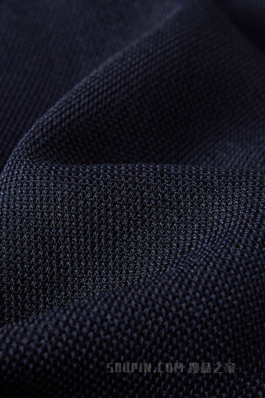 丈青色造型腰带西装夹克