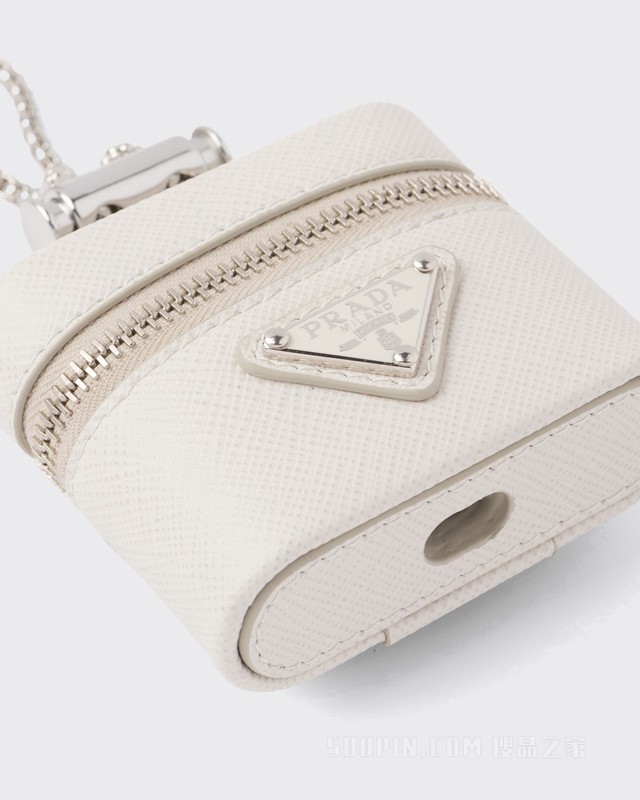 Saffiano 皮革耳机包