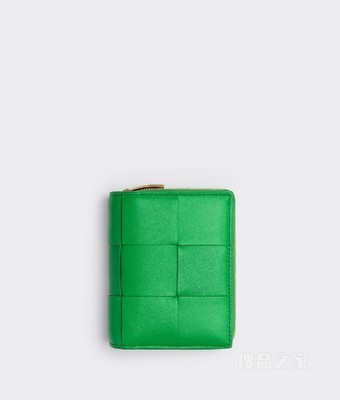 双折拉链钱包