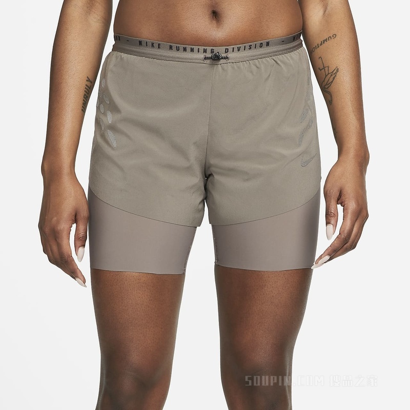 Nike Dri-FIT Run Division 2-In-1 女子跑步短裤