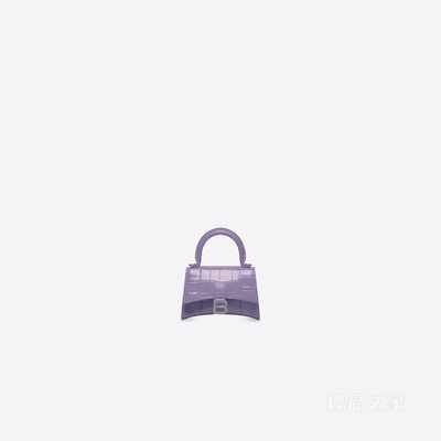 Hourglass 鳄鱼纹压花迷你链带包