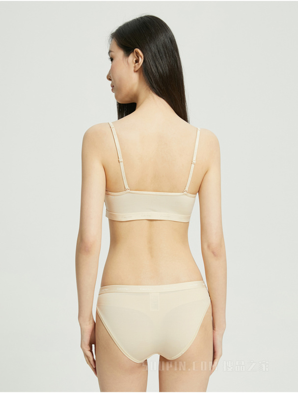 【JENNIE同款自然系列】Calvin Klein 22春女循环LOGO比基尼内裤QF6761AD