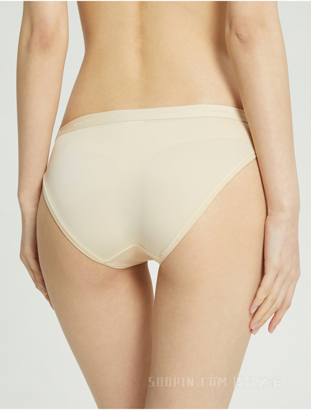 【JENNIE同款自然系列】Calvin Klein 22春女循环LOGO比基尼内裤QF6761AD