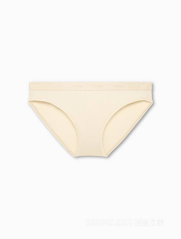 【JENNIE同款自然系列】Calvin Klein 22春女循环LOGO比基尼内裤QF6761AD