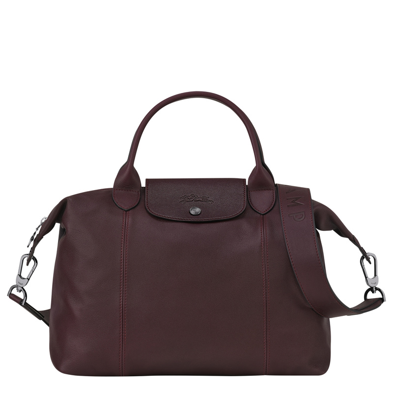 Le Pliage Cuir 手提包 M - 红色