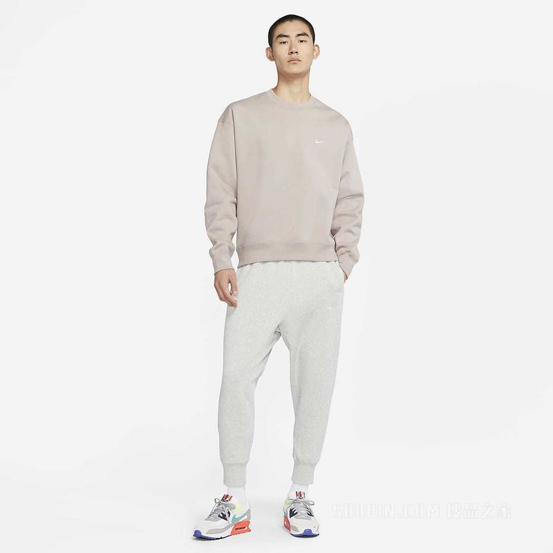 NikeLab 男子起绒圆领上衣