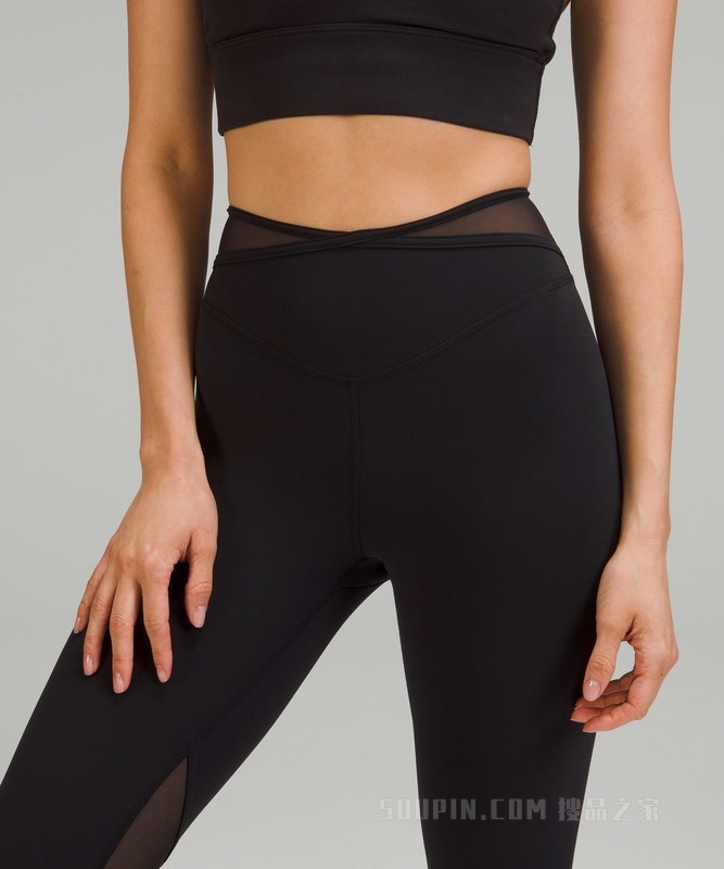 Crisscross 女士网面踩脚紧身裤 *Nulu